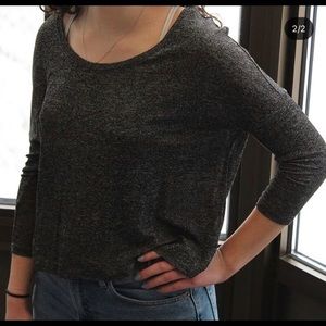 American eagle 3/4 sleeve sweater